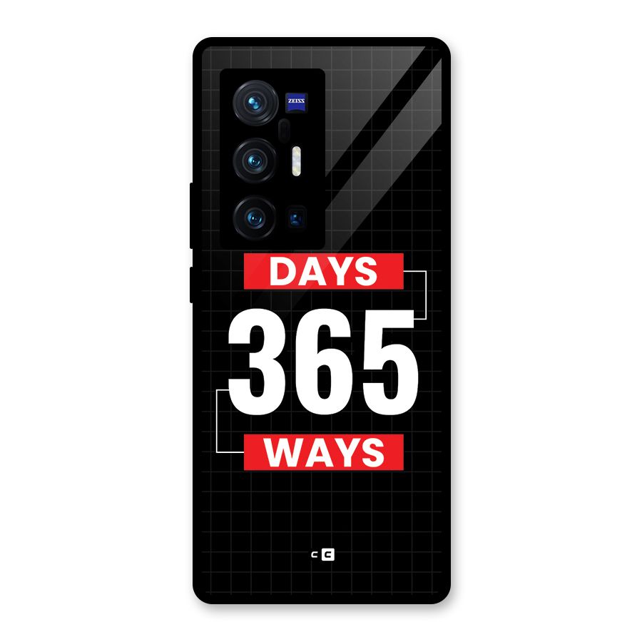 Year Ways Glass Back Case for Vivo X70 Pro Plus