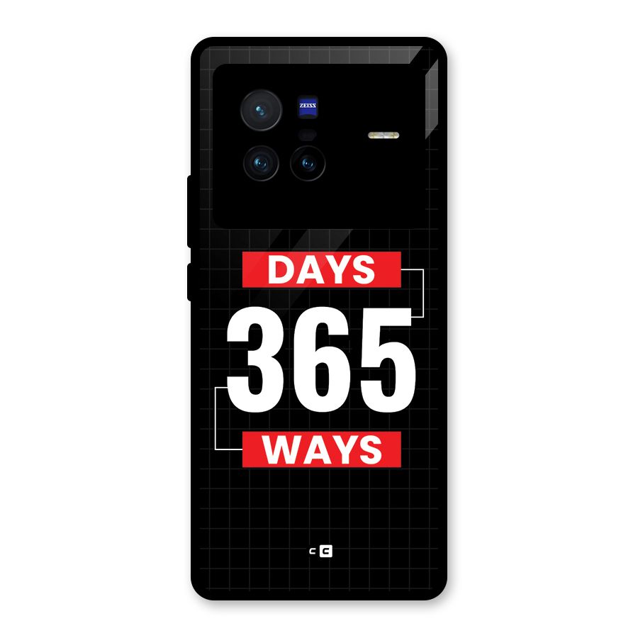 Year Ways Glass Back Case for Vivo X80