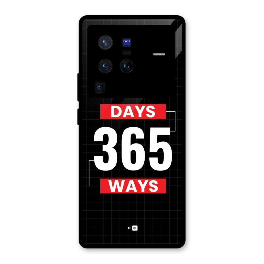 Year Ways Glass Back Case for Vivo X80 Pro