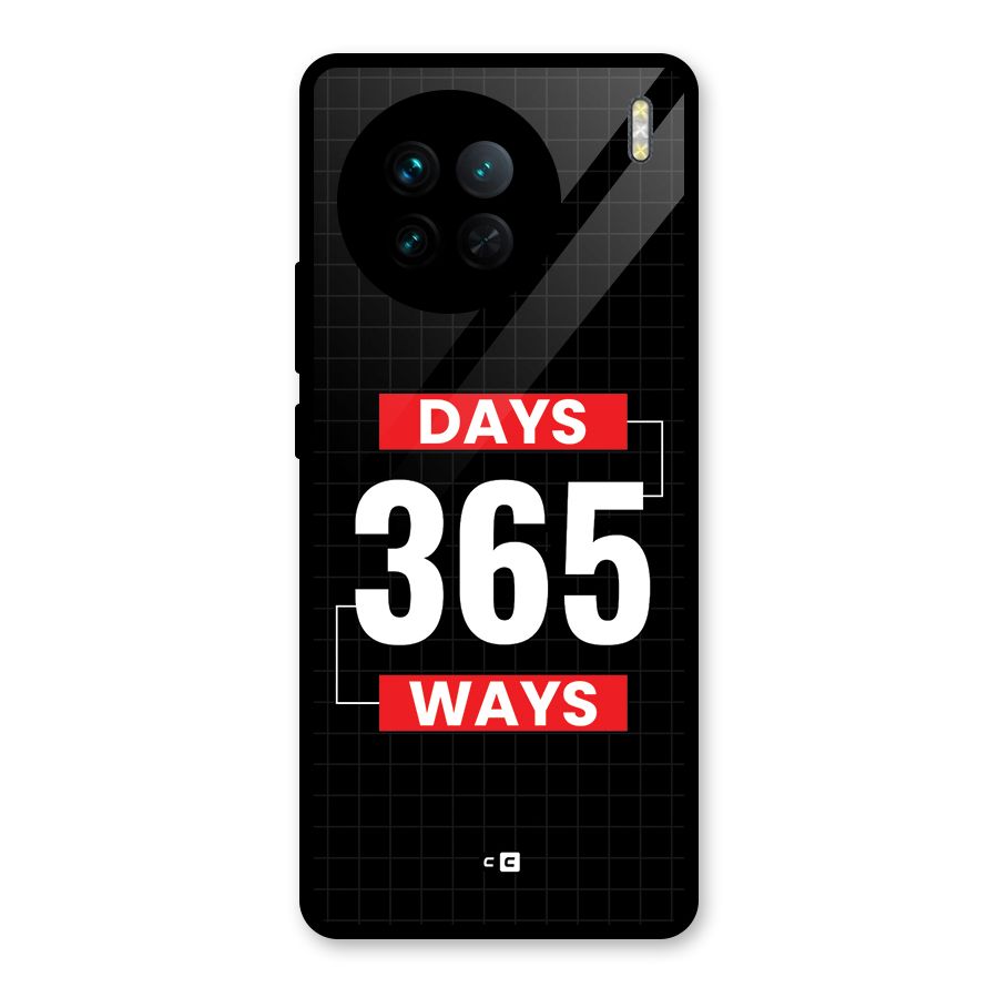 Year Ways Glass Back Case for Vivo X90