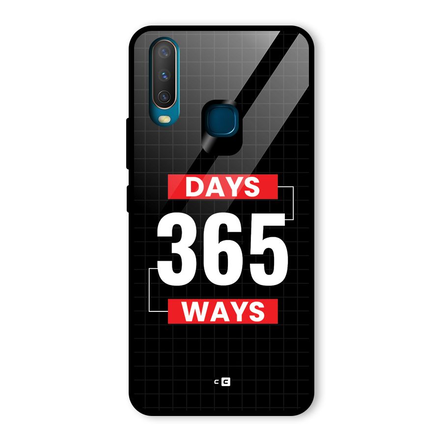 Year Ways Glass Back Case for Vivo Y17
