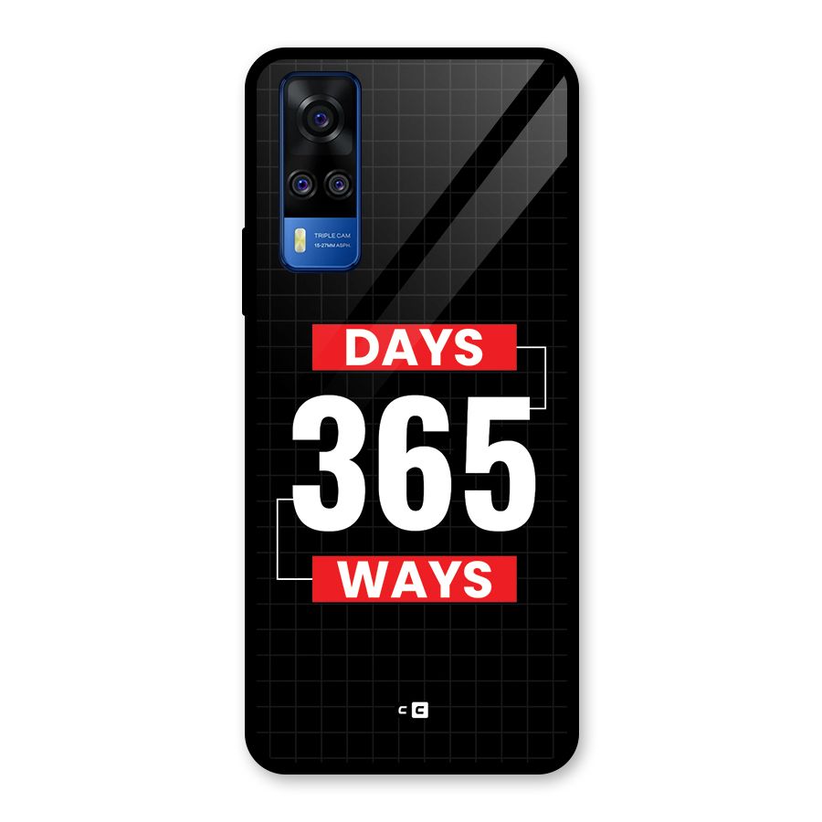 Year Ways Glass Back Case for Vivo Y31