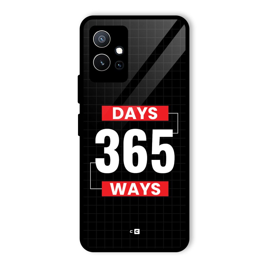 Year Ways Glass Back Case for Vivo Y75 5G