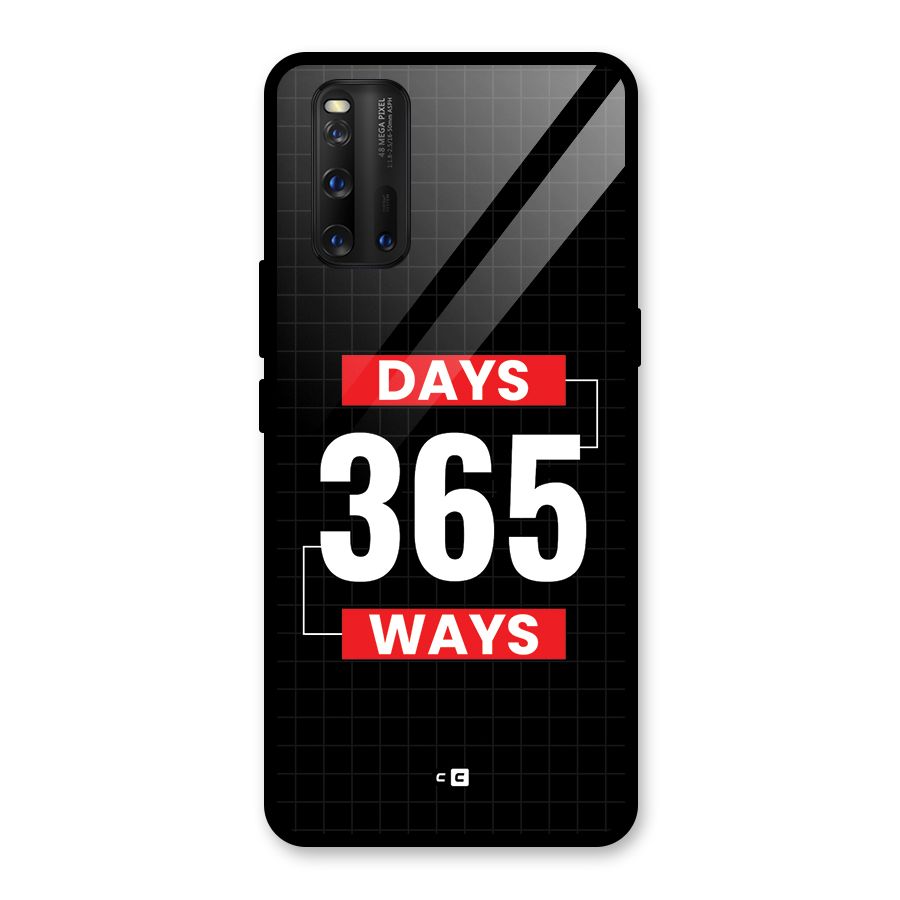 Year Ways Glass Back Case for Vivo iQOO 3