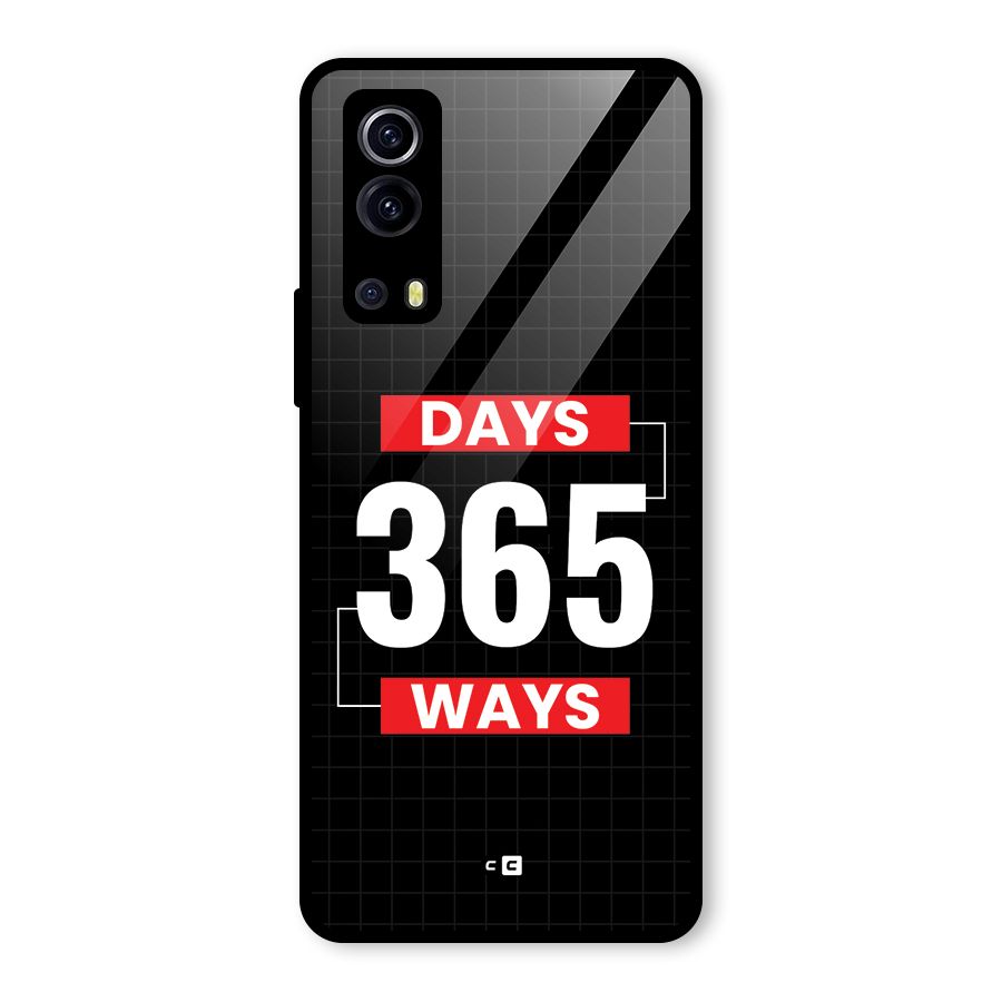 Year Ways Glass Back Case for Vivo iQOO Z3