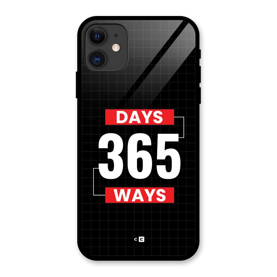 Year Ways Glass Back Case for iPhone 11