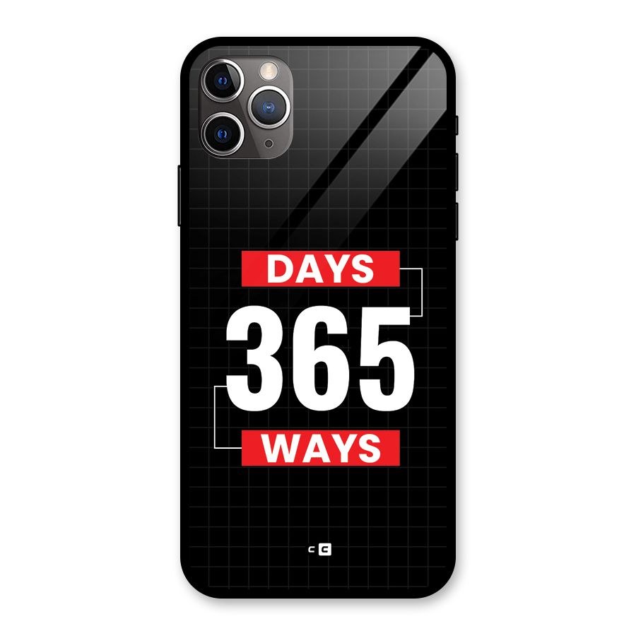 Year Ways Glass Back Case for iPhone 11 Pro Max
