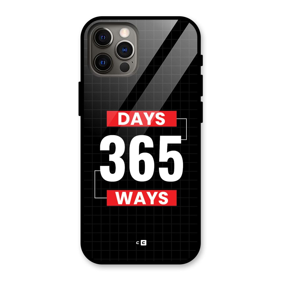 Year Ways Glass Back Case for iPhone 12 Pro
