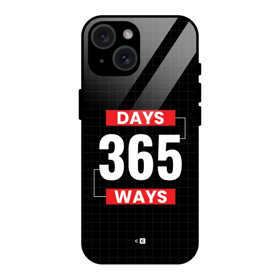 Year Ways Glass Back Case for iPhone 15