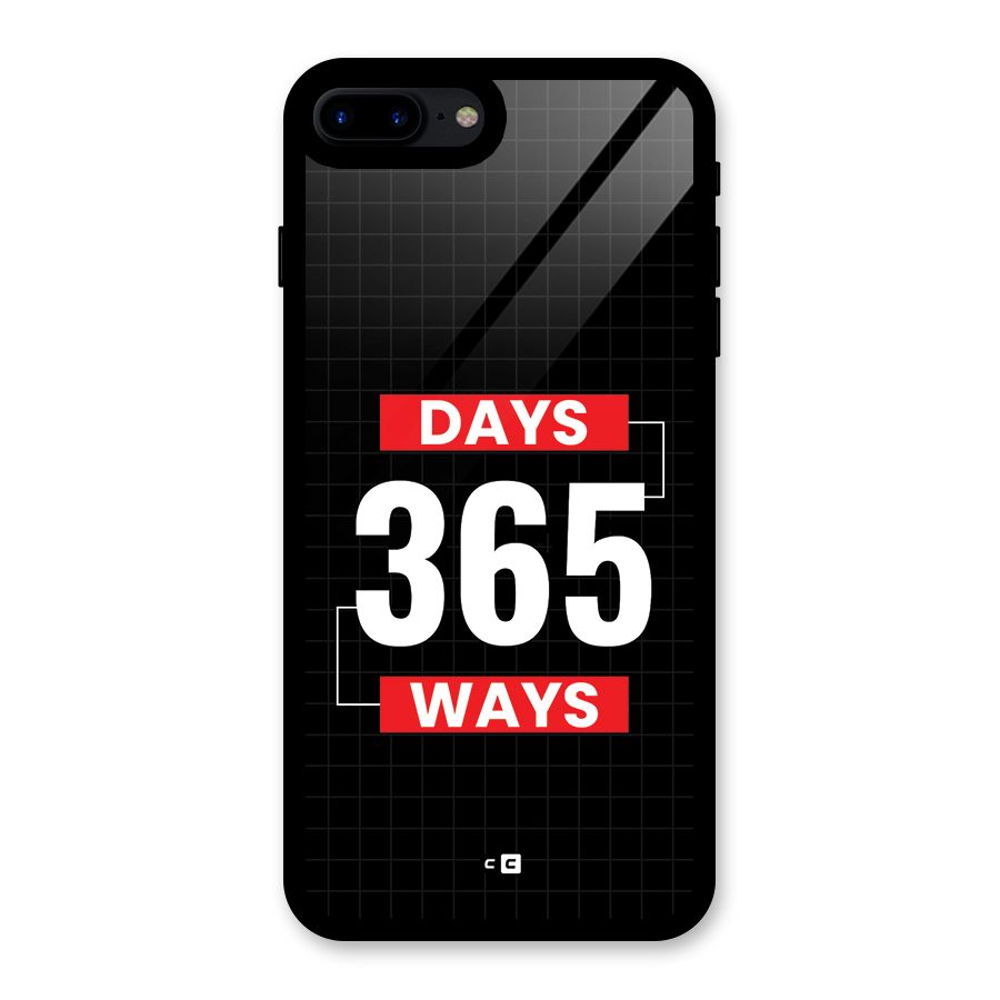 Year Ways Glass Back Case for iPhone 7 Plus