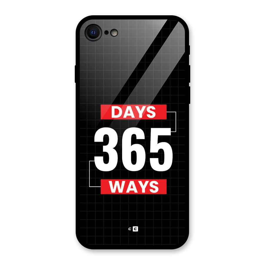 Year Ways Glass Back Case for iPhone SE 2020