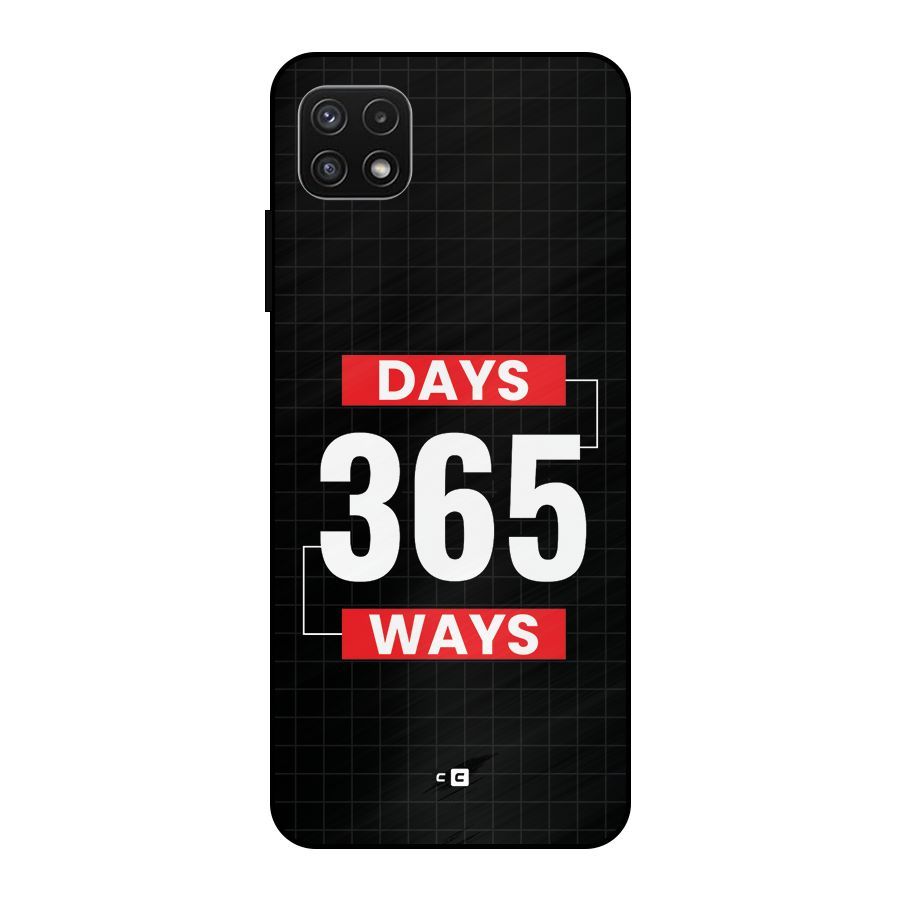 Year Ways Metal Back Case for Galaxy A22 5G