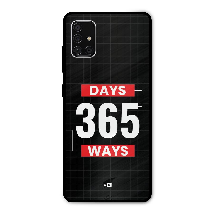 Year Ways Metal Back Case for Galaxy A51