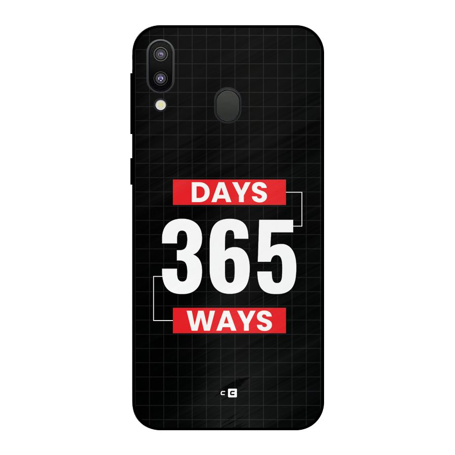 Year Ways Metal Back Case for Galaxy M20