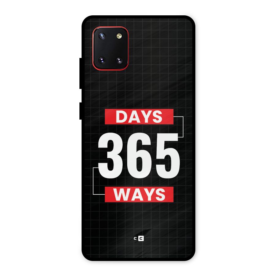 Year Ways Metal Back Case for Galaxy Note 10 Lite