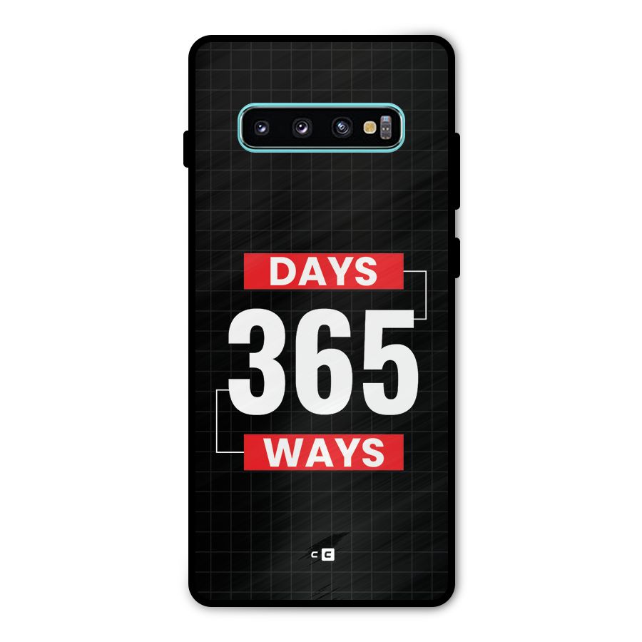 Year Ways Metal Back Case for Galaxy S10 Plus