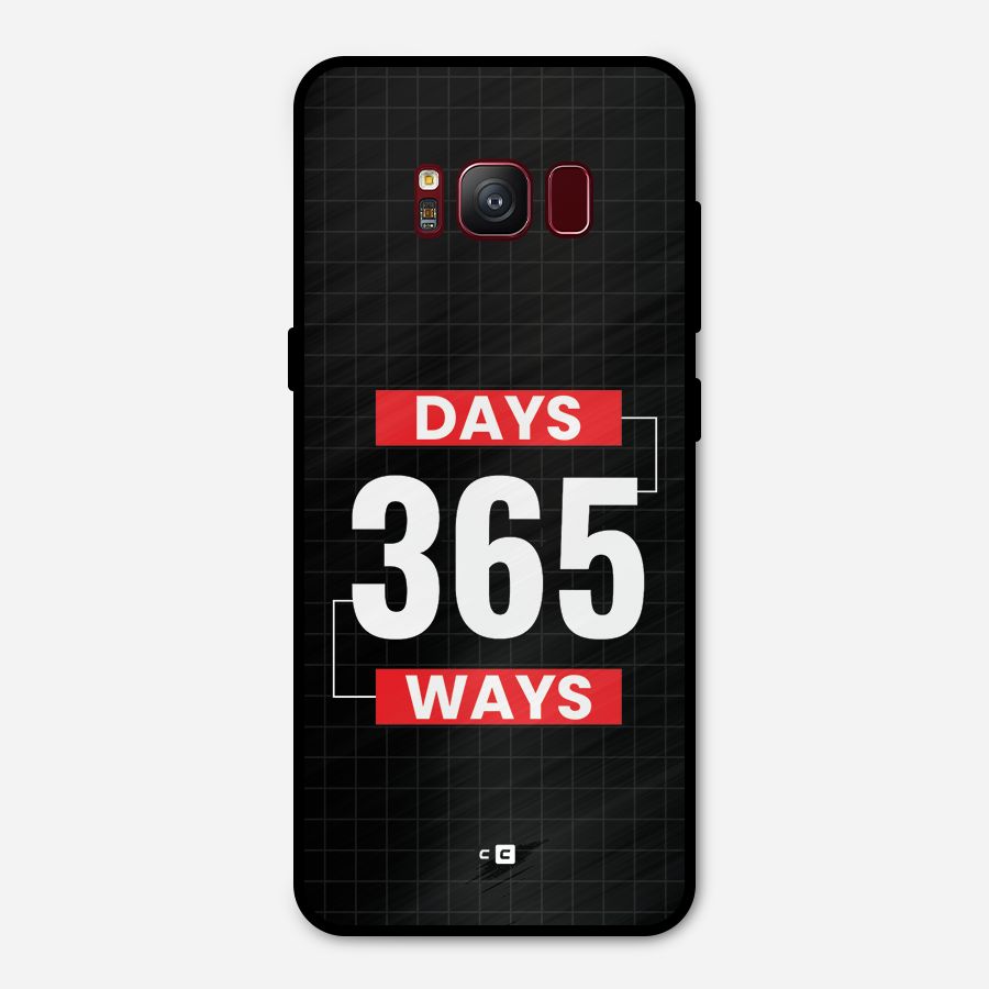 Year Ways Metal Back Case for Galaxy S8