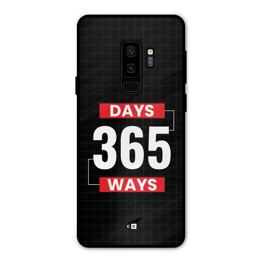 Year Ways Metal Back Case for Galaxy S9 Plus
