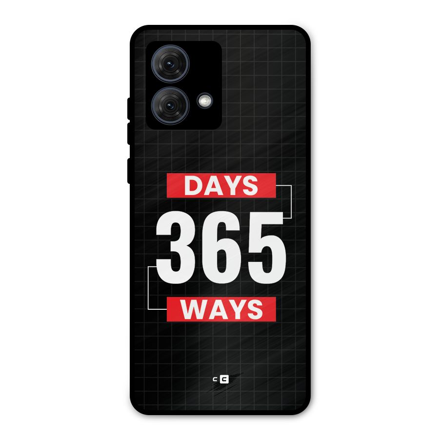 Year Ways Metal Back Case for Moto G84