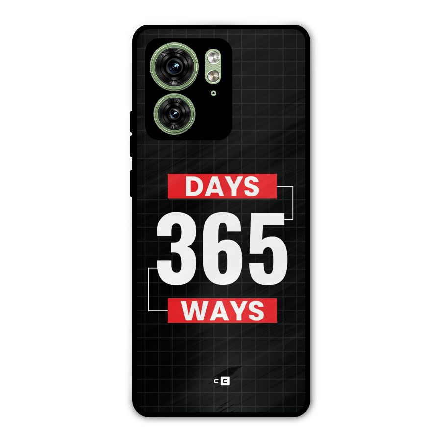Year Ways Metal Back Case for Motorola Edge 40 5G