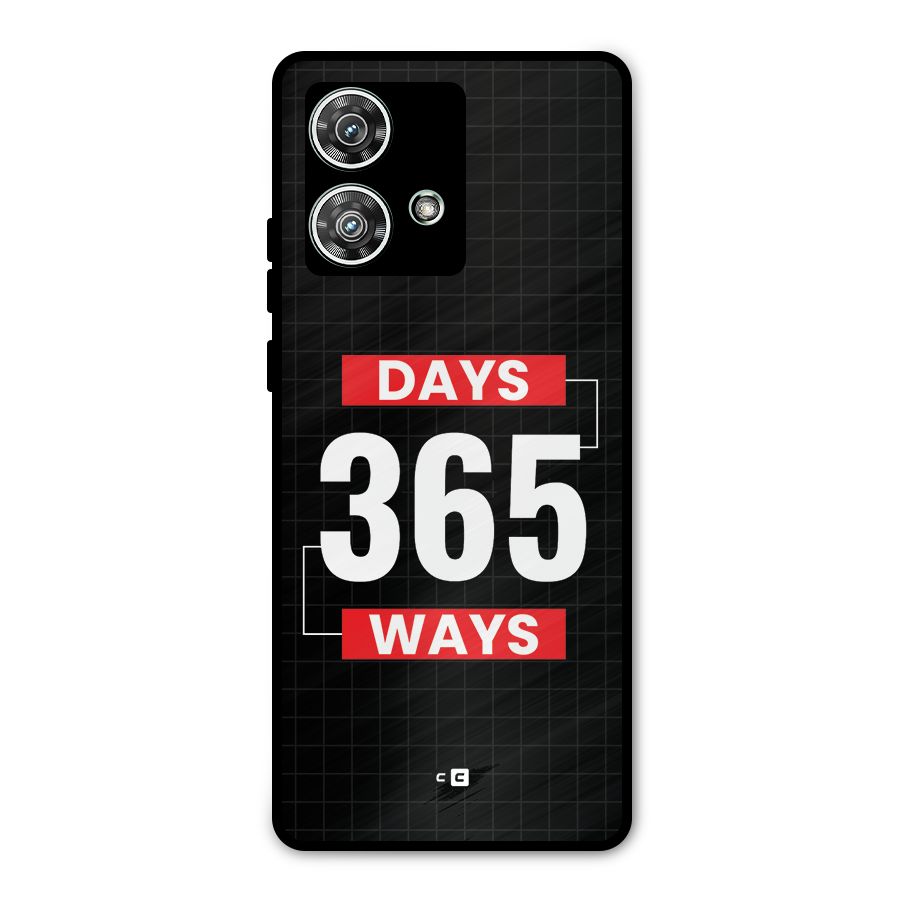 Year Ways Metal Back Case for Motorola Edge 40 Neo