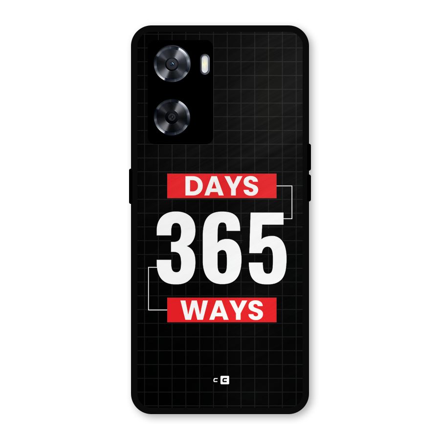 Year Ways Metal Back Case for Oppo A77