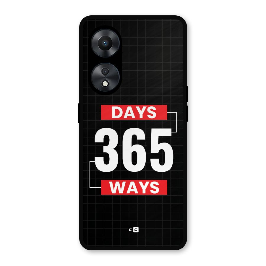 Year Ways Metal Back Case for Oppo A78