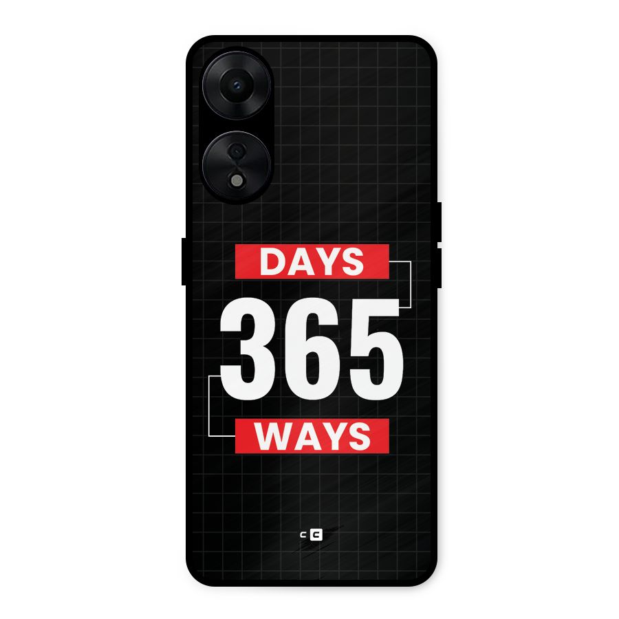 Year Ways Metal Back Case for Oppo A78 5G