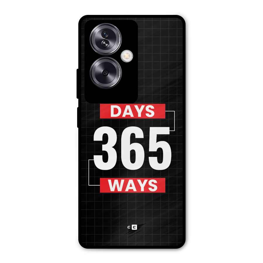 Year Ways Metal Back Case for Oppo A79 5G