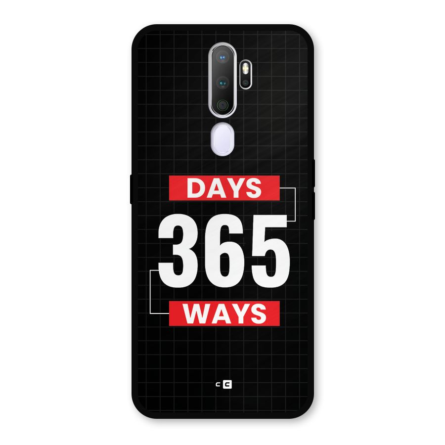 Year Ways Metal Back Case for Oppo A9 (2020)