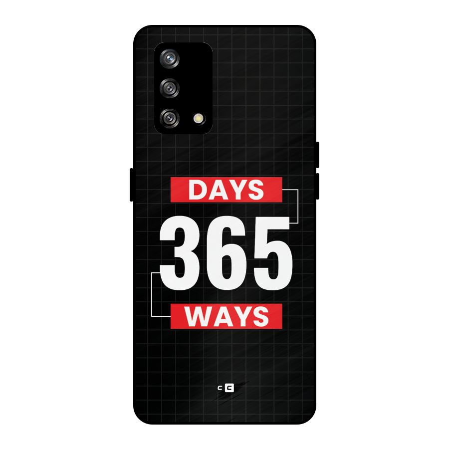 Year Ways Metal Back Case for Oppo F19