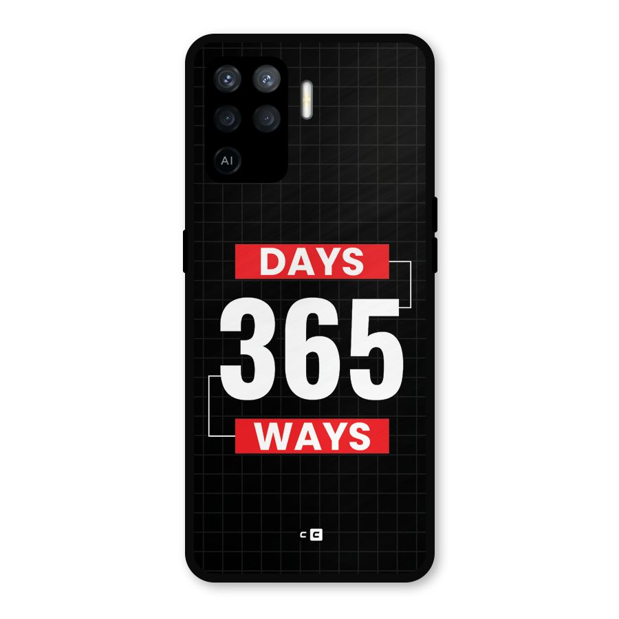 Year Ways Metal Back Case for Oppo F19 Pro