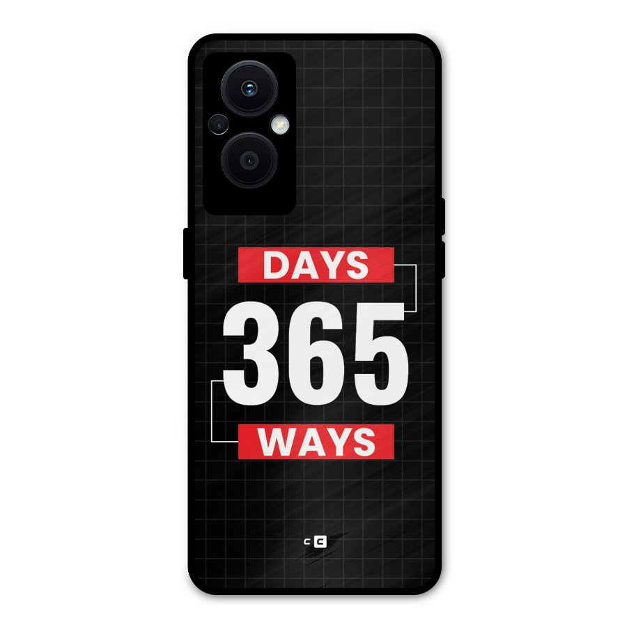 Year Ways Metal Back Case for Oppo F21 Pro 5G