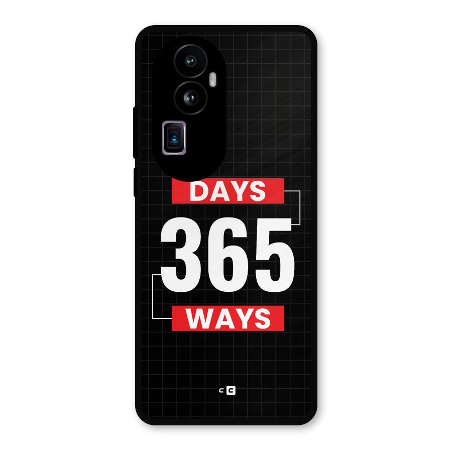 Year Ways Metal Back Case for Oppo Reno10 Pro Plus