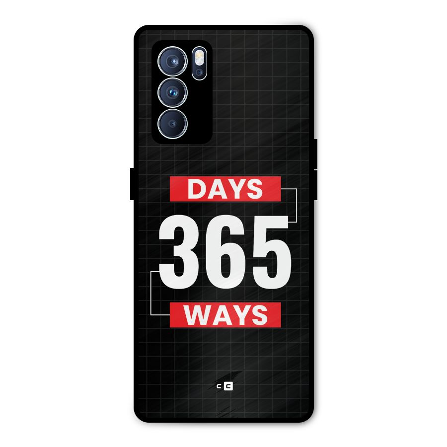 Year Ways Metal Back Case for Oppo Reno6 Pro 5G