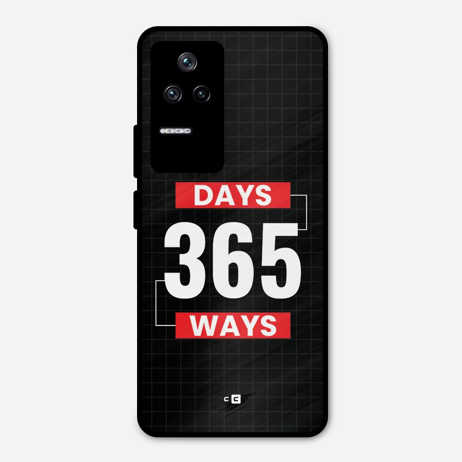 Year Ways Metal Back Case for Poco F4 5G