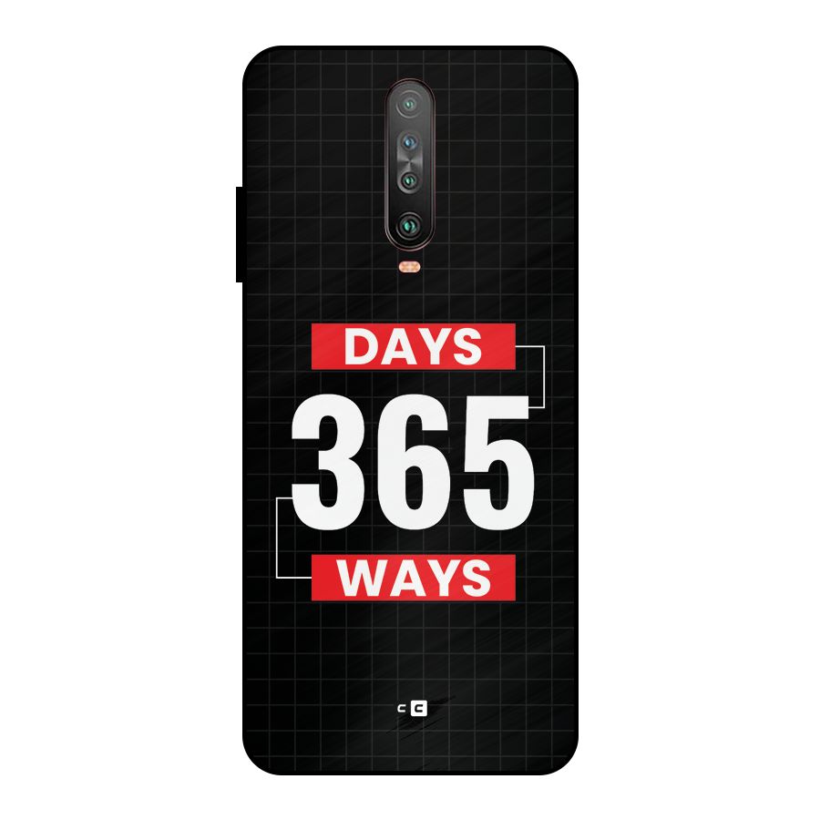 Year Ways Metal Back Case for Poco X2