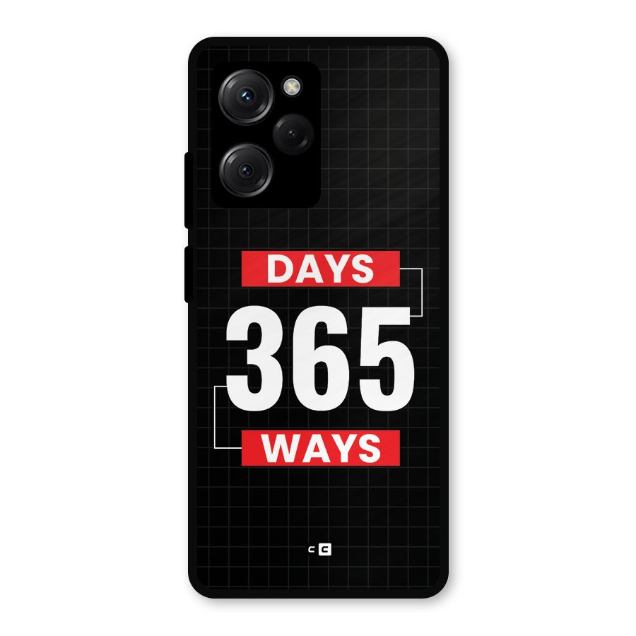 Year Ways Metal Back Case for Poco X5 Pro