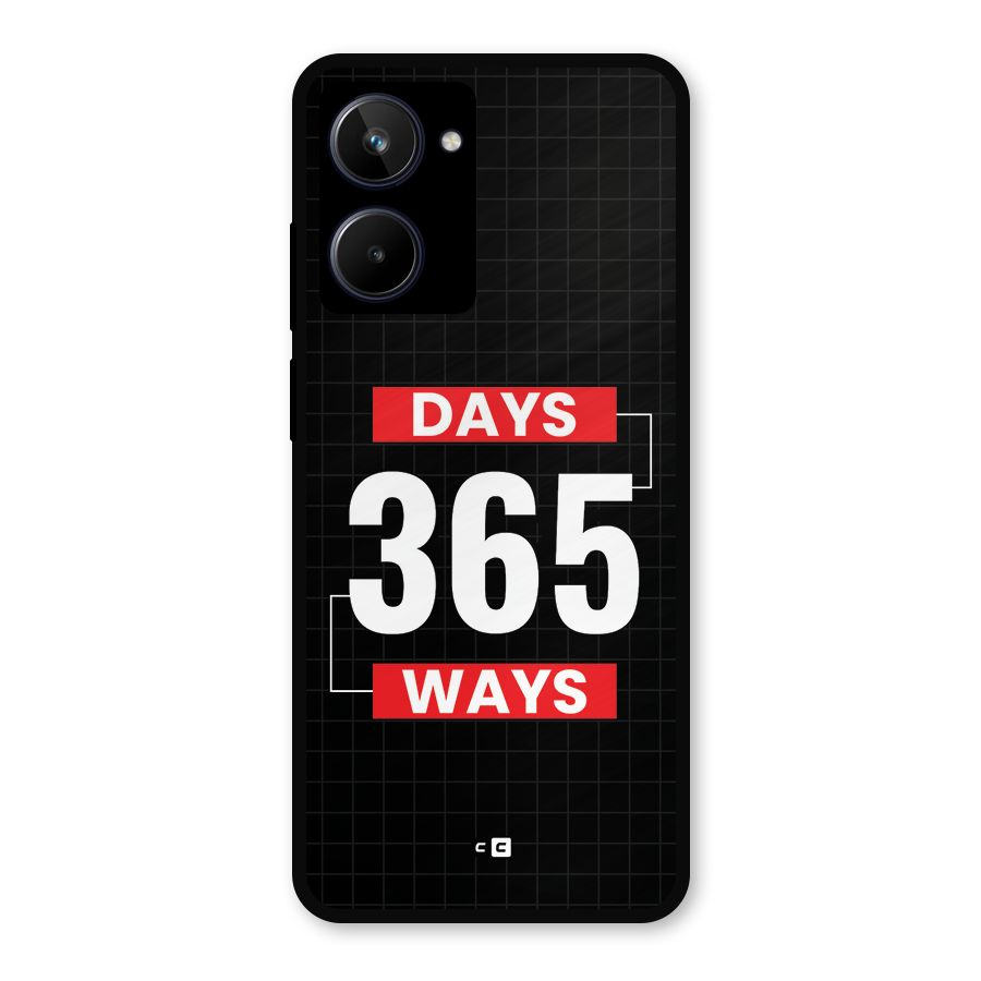 Year Ways Metal Back Case for Realme 10