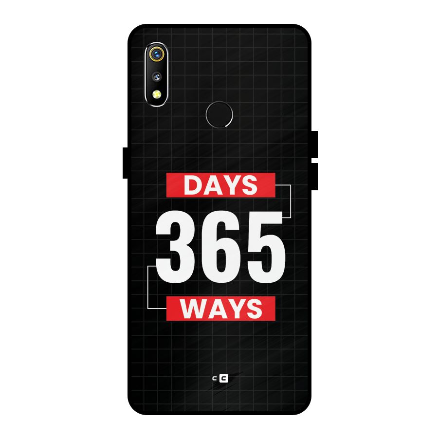 Year Ways Metal Back Case for Realme 3