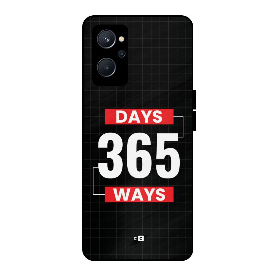 Year Ways Metal Back Case for Realme 9i 5G