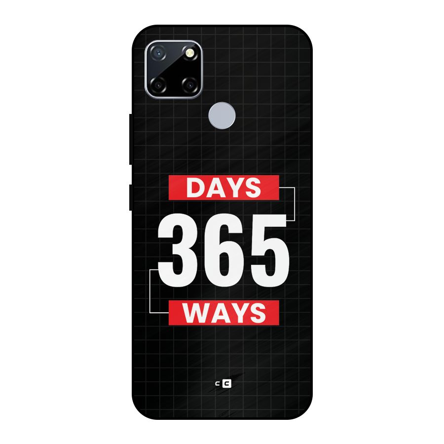 Year Ways Metal Back Case for Realme Narzo 30A