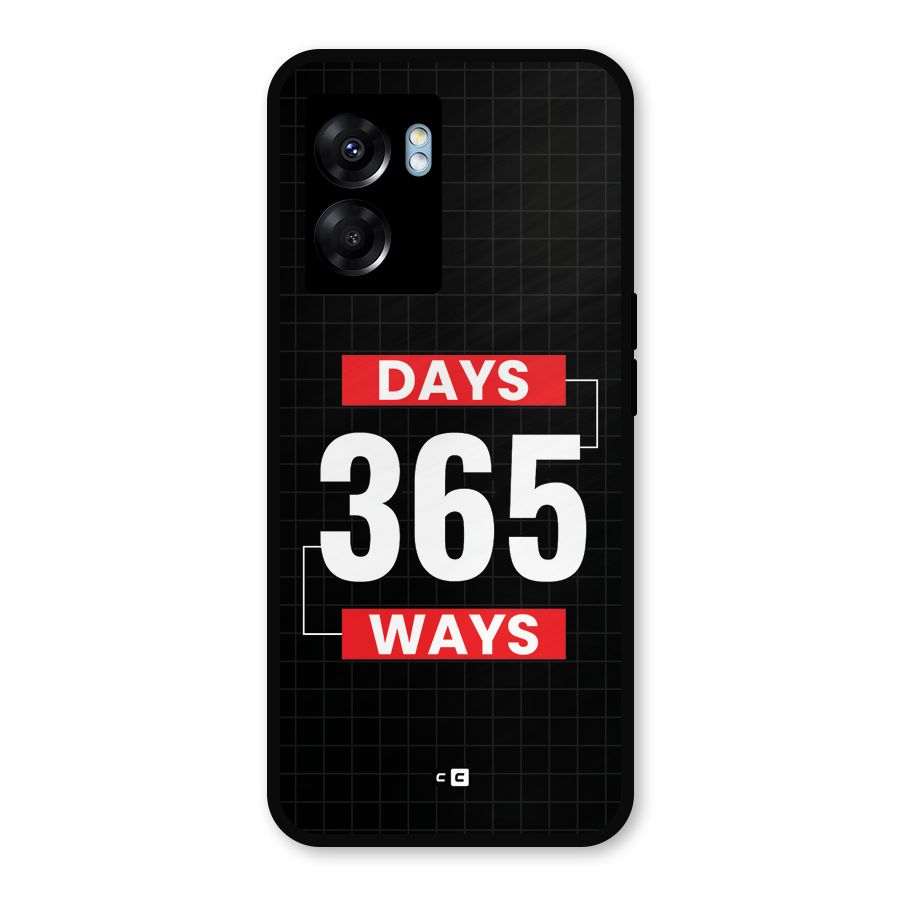 Year Ways Metal Back Case for Realme Narzo 50 5G