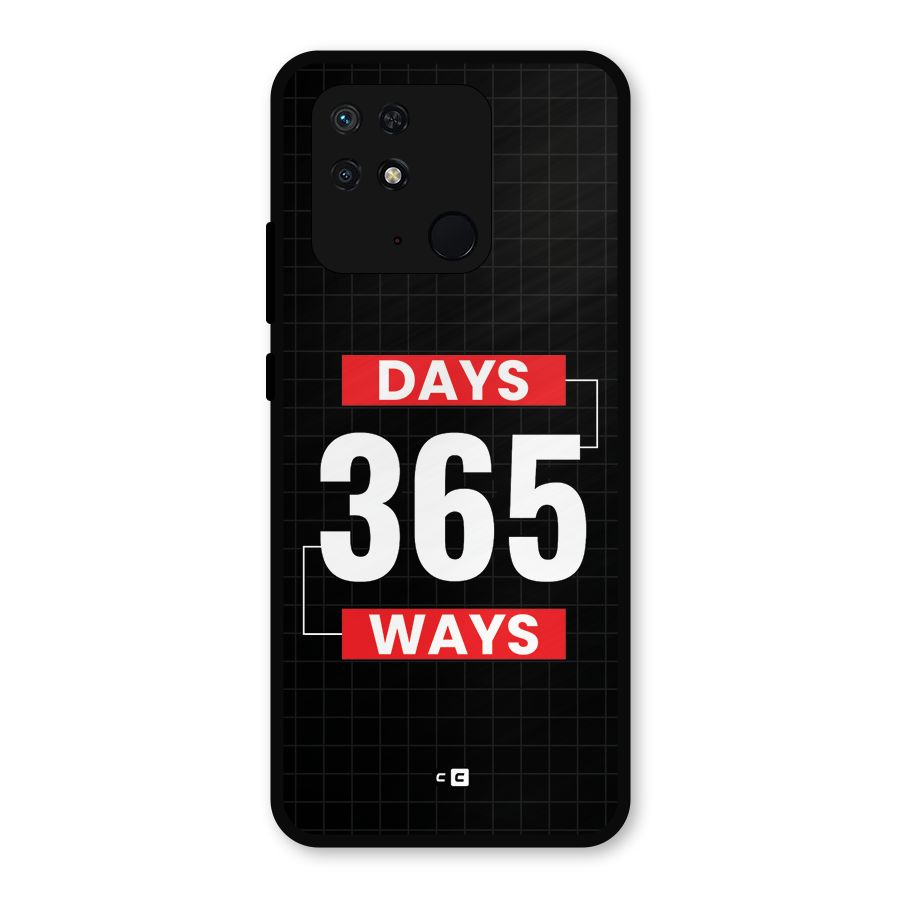 Year Ways Metal Back Case for Redmi 10 Power