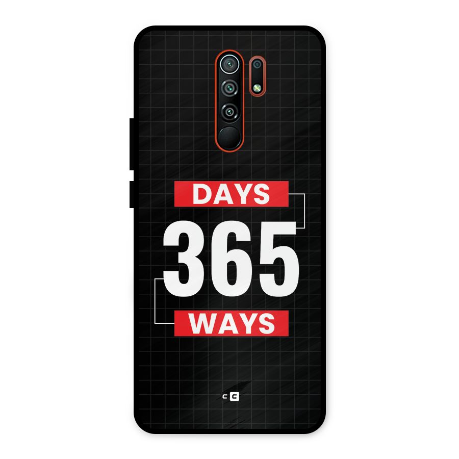 Year Ways Metal Back Case for Redmi 9 Prime