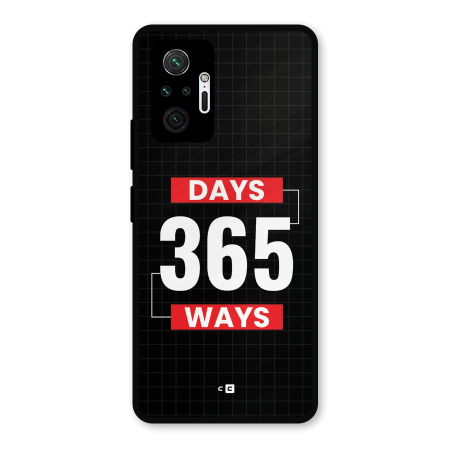 Year Ways Metal Back Case for Redmi Note 10 Pro