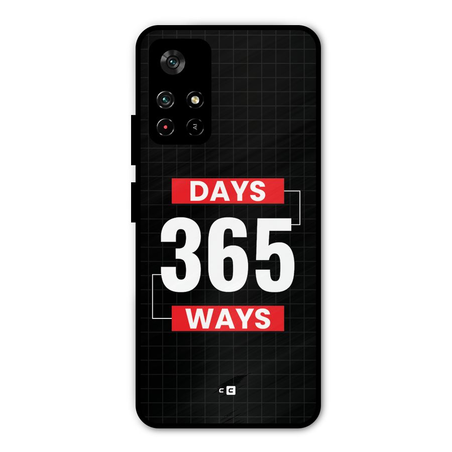 Year Ways Metal Back Case for Redmi Note 11T 5G