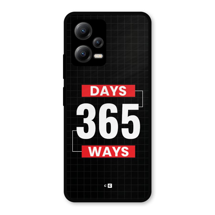 Year Ways Metal Back Case for Redmi Note 12 5G