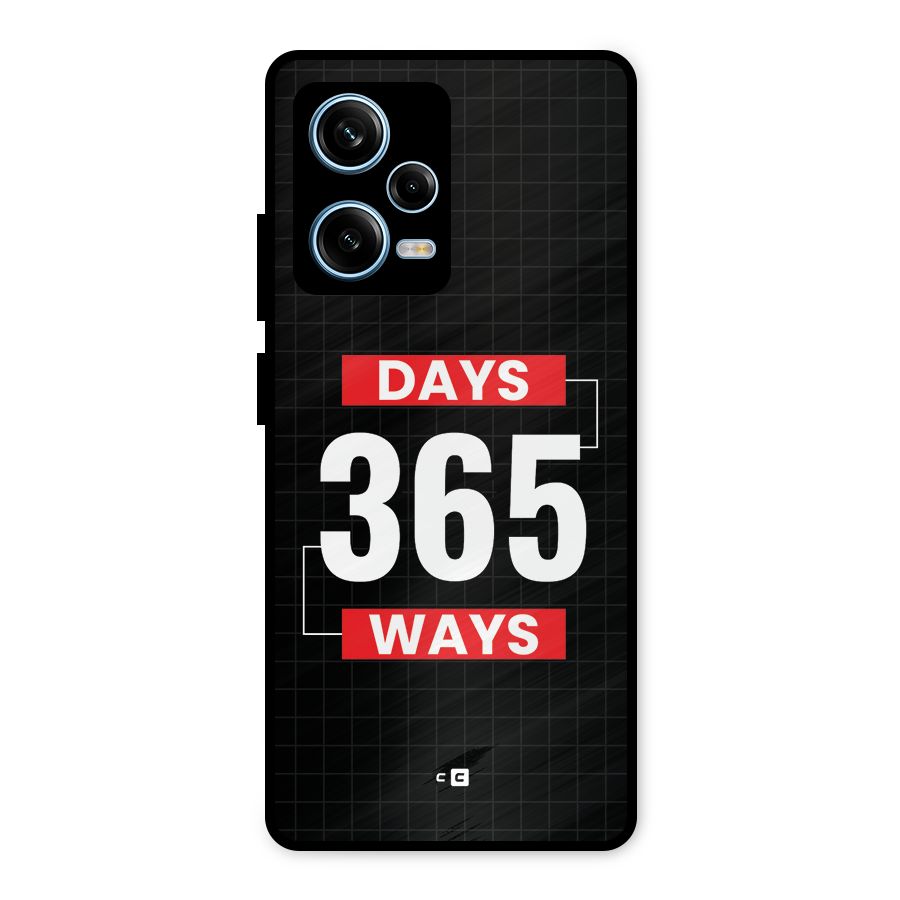 Year Ways Metal Back Case for Redmi Note 12 Pro