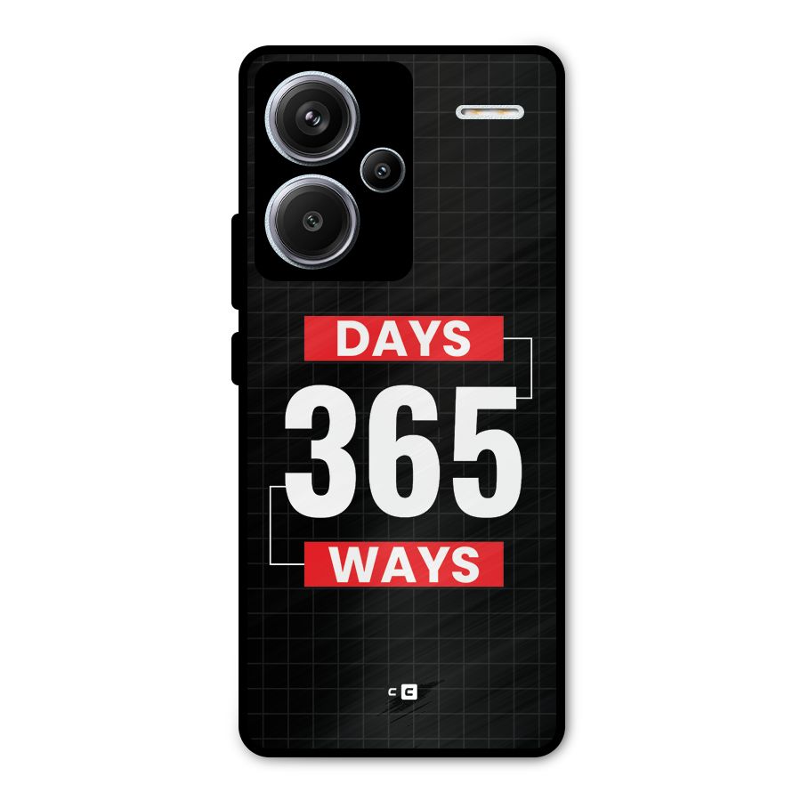 Year Ways Metal Back Case for Redmi Note 13 Pro Plus